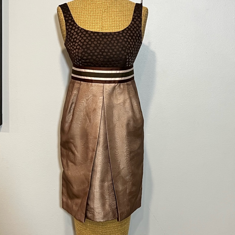 Grace Continental Taupe/Brown Mini Dress